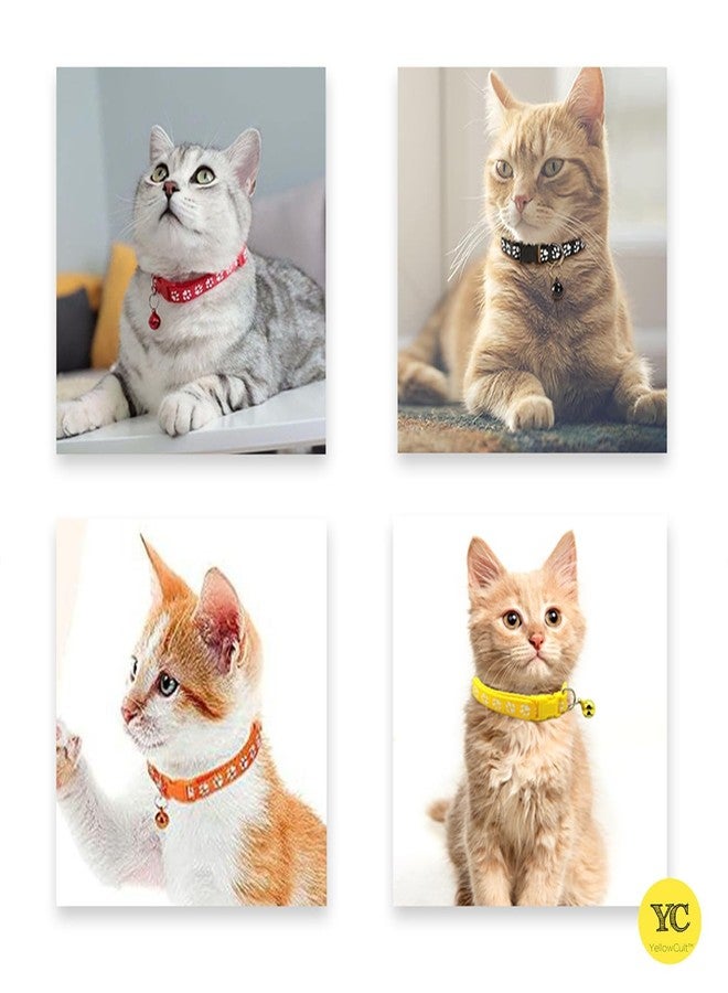 Pups&Pets طوق ناعم من النايلون عالي الجودة للكلاب الصغيرة والجراء والقطط، بنقشة حيوانية، مقاس 10 مم (لون أحمر) - Image 2